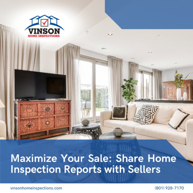 Vinson Home Inspections Maximize Your Sale_ Share Home Inspection Reports with Sellers a living room filled with furniture and a flat screen tv