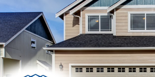 Vinson Home Inspections (2) Contemporary two-story home with a clean driveway and light beige siding